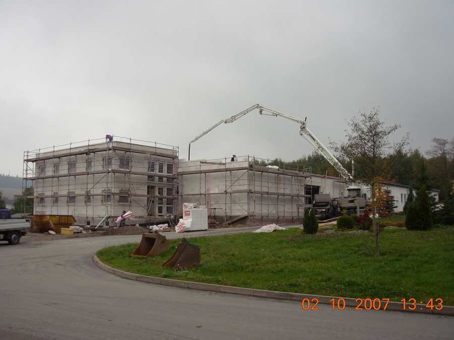 Neubau Industriehalle mit Bürokomplex in Grünhain