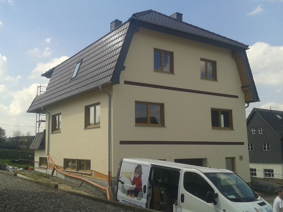 Neubau eines EFH in Zwönitz / Brünlos 2013-2014