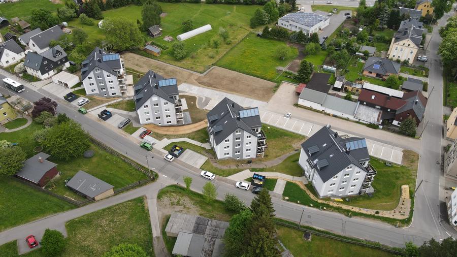 Neubau einer Wohnanlage (4x 6WE) in Schwarzenberg