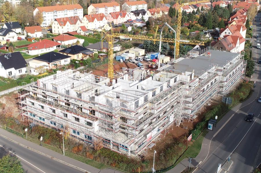 Neubau eines Pflegeheimes mit 35WE in Zwickau
