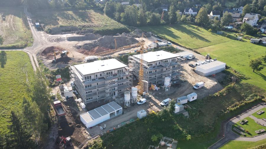Neubau einer Wohnanlage mit 2x 8WE in Stollberg sowie Erschließung weiteres Wohnbaugebiet