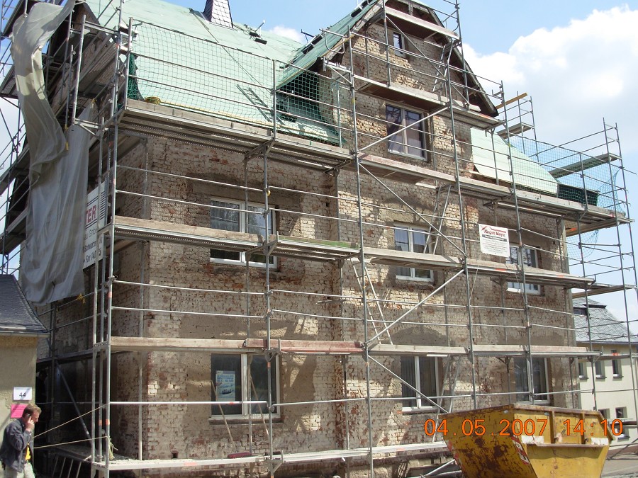 Fassadensanierung in Grünhain